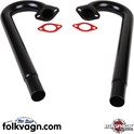 J-tube Set, Black, VW (BUGPACK)