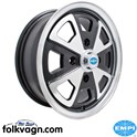Alu Wheel, VW 914, Gloss Black (EMPI)