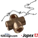 T-Piece Rear Brake Fluid Distributor, VW, 98 (JOPEX)