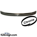 Rear Bumper, Chrome, VW, Brazil