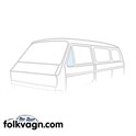 Vent Wing Window Open, VW Bus, Left, 05/79–07/92