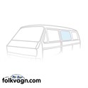Side Middle/Sliding Door Window, VW Bus 05/79–07/92