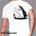 T-shirt 'Oval', VW, White, Small (BBT)